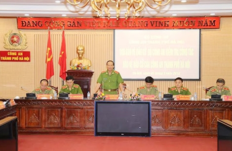 Thứ trưởng Lê Quý Vương phát biểu tại buổi kiểm tra công tác.