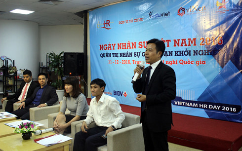 PGS., TS. Lê Quân, Trưởng Ban tổ chức Vietnam HRDay 2016 chia sẻ thông tin về Ngày Nhân sự Việt Nam 2016.