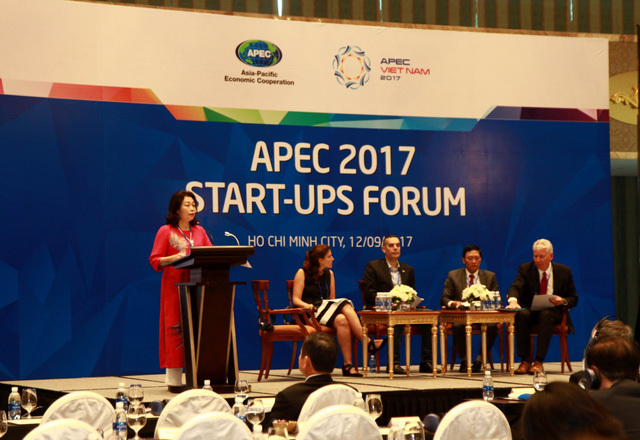 Diễn đàn khởi nghiệp APEC 2017 tập trung thảo luận những nội dung nhằm hỗ trợ và phát triển doanh nghiệp siêu nhỏ, nhỏ và vừa, đặc biệt là các doanh nghiệp khởi nghiệp.