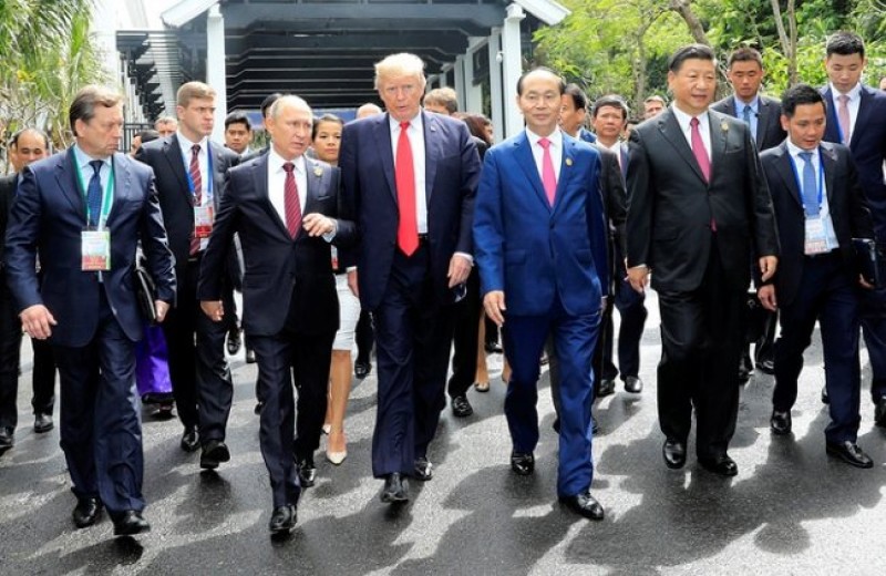 Chủ tịch nước Trần Đại Quang đón tiếp nguyên thủ các nước tại Tuần lễ Cấp cao APEC 2017.