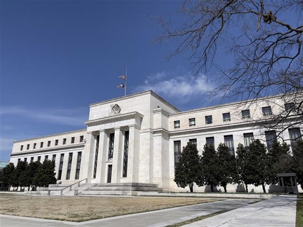 Trụ sở Cục Dự trữ liên bang Mỹ (Fed) tại Washington, D.C. (Ảnh: AFP/TTXVN).