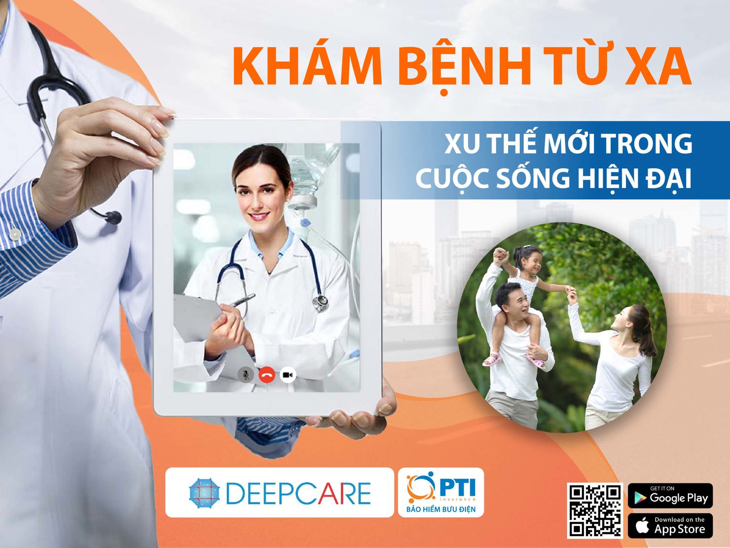 Từ ngày 11/4 - 17/4/2020, PTI đã phối hợp với start up Deepcare Việt Nam triển khai tuần lễ tư vấn, thăm khám trực tuyến được kết nối trực tiếp với các bác sỹ chuyên khoa đầu ngành tại các bệnh viện lớn.