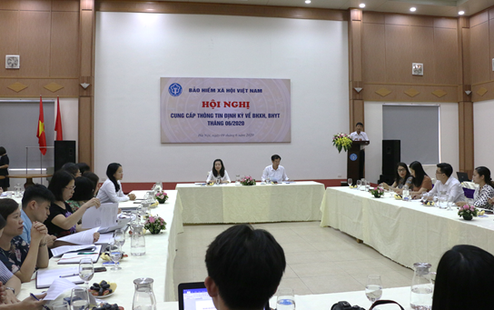 Bảo hiểm Xã hội Việt Nam tổ chức Hội nghị cung cấp thông tin định kỳ về BHXH, BHYT tháng 6/2020 (ngày 9/6/2020).