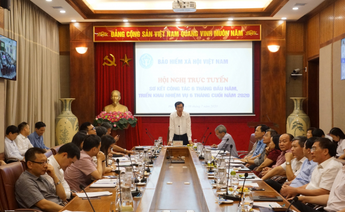 BHXH Việt Nam tổ chức Hội nghị trực tuyến toàn quốc sơ kết công tác 6 tháng đầu năm, triển khai nhiệm vụ 6 tháng cuối năm 2020 (ngày 8/7/2020).