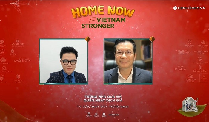 Ông Phạm Thanh Hưng - Phó Chủ tịch HĐQT CENGROUP chia sẻ câu chuyện chiến dịch "Home Now for Vietnam stronger" tại sự kiện kích hoạt ngày 2/9/2021.