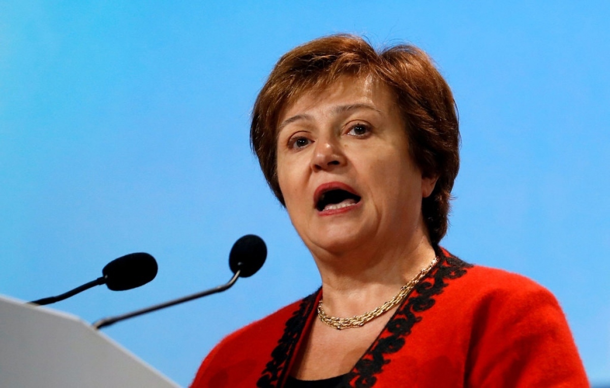 Bà Kristalina Georgieva - Giám đốc Quỹ tiền tệ quốc tế. (Ảnh: Reuters)