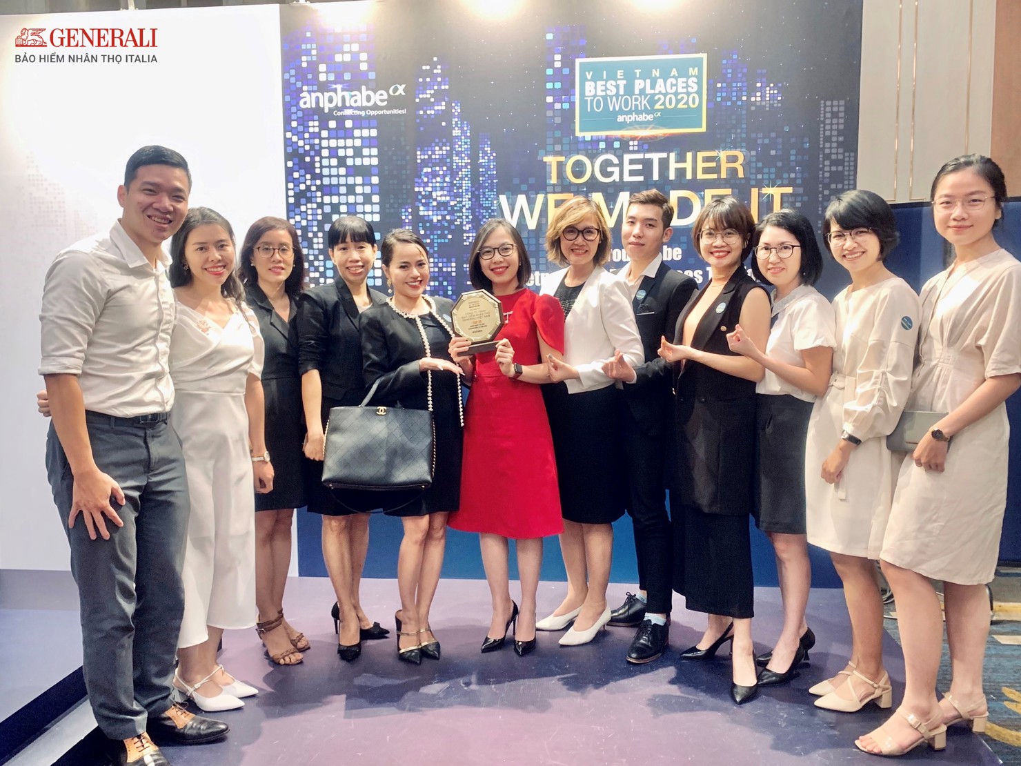 Với chiến lược trở thành “Người bạn trọn đời” của khách hàng, đối tác và nhân viên, Generali Việt Nam đã xây dựng được một đội ngũ năng động, sáng tạo, chuyên nghiệp và gắn kết.