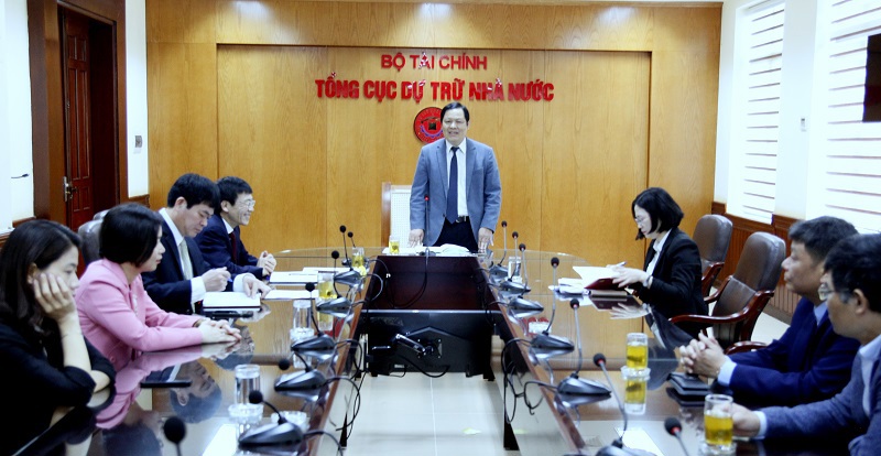 Tổng cục trưởng Đỗ Việt Đức ph&aacute;t biểu tại buổi trao Quyết định.