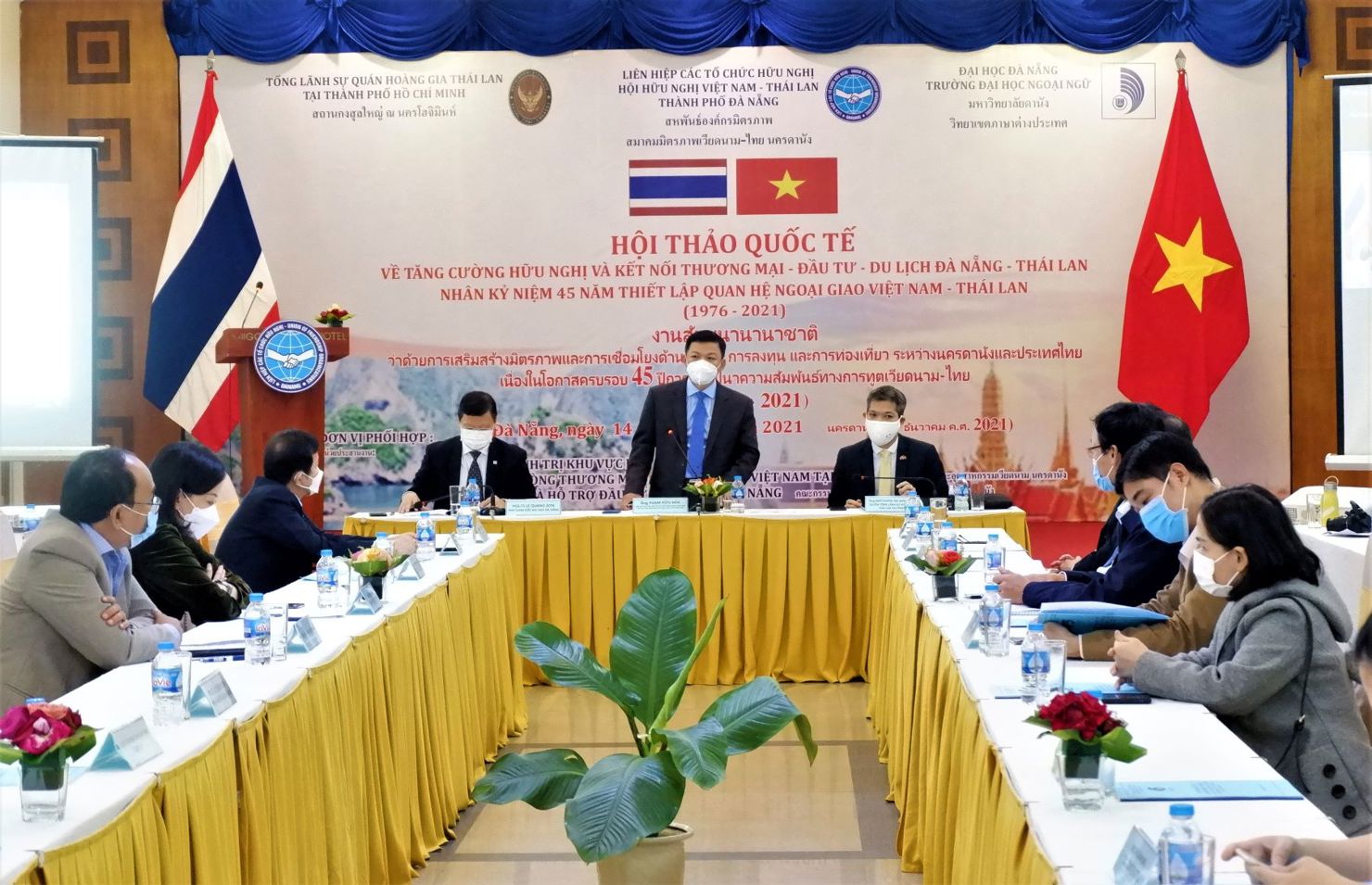 Hội thảo quốc tế về tăng cường hữu nghị và kết nối thương mại-đầu tư-du lịch Đà Nẵng-Thái Lan. Ảnh VGP/Minh Trang