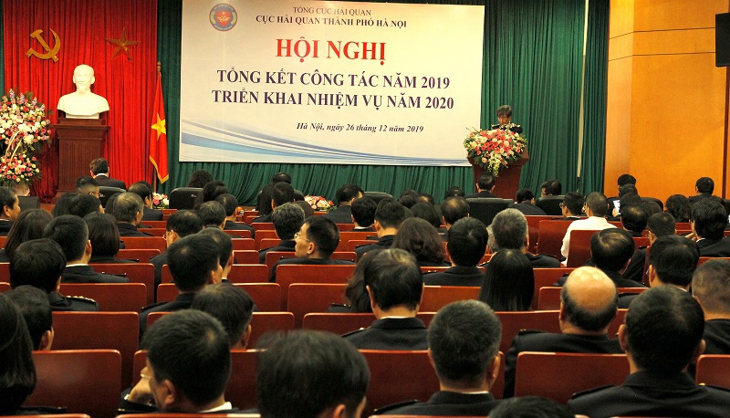 Cục Hải quan TP. Hà Nội tổ chức Hội nghị tổng kết công tác năm 2019 (ngày 26/12/2019).