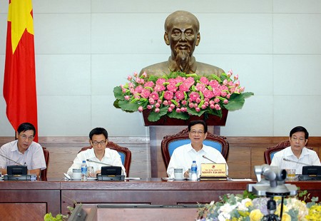 Thủ tướng Nguyễn Tấn Dũng: Đẩy mạnh ứng dụng CNTT vào công tác  điều hành, quản lý Nhà nước. Nguồn: Nhật Bắc