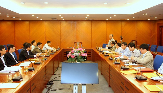 Đồng chí Đỗ Hoàng Anh Tuấn, Thứ trưởng Bộ Tài chính được bầu giữ chức Bí thư Đảng ủy Bộ Tài chính, phát biểu tại Hội nghị. Ảnh: Văn Trường 