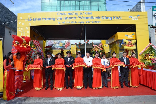 Lễ khai trương Chi nhánh PVcomBank Đồng Khởi.