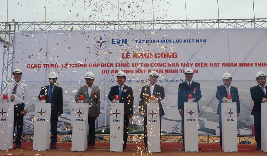 Khởi công xây dựng công trình hệ thống cấp điện phục vụ thi công Nhà máy Điện hạt nhân Ninh Thuận 1. Nguồn: Internet