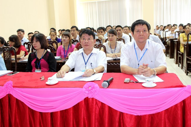 Cục trưởng Cục Thuế Thái Nguyên Phạm Văn Chức chủ trì Hội nghị.