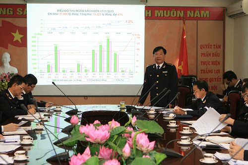 Cục trưởng Nguyễn Văn Trường: Tạo điều kiện thuận lợi tối đa cho doanh nghiệp để hoàn thành nhiệm vụ thu ngân sách năm 2015.