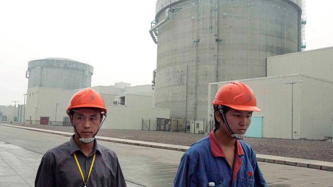 Một nhà máy điện hạt nhân ở Trung Quốc. Ảnh: BBC