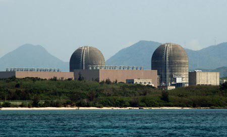 Một lò phản ứng tại nhà máy điện hạt nhân thứ 3 của Đài Loan (Maanshan).