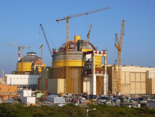 Một lò phản ứng điện hạt nhân đang được xây dựng ở Ấn Độ. Nguồn: IAEA