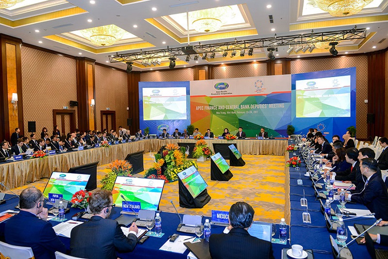 Toàn cảnh Hội nghị Thứ trưởng Tài chính và Phó Thống đốc Ngân hàng Trung ương APEC 2017 diễn ra ngày 23/2/2017 tại TP. Nha Trang (Khánh Hòa).