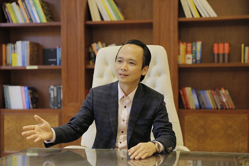 Chủ tịch HĐQT Tập đoàn FLC ông Trịnh Văn Quyết. 