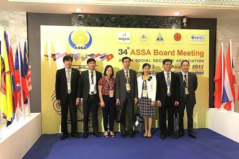 Lãnh đạo BHXH Việt Nam tham dự Hội nghị Ban Chấp hành Hiệp hội An sinh xã hội Đông Nam Á lần thứ 34. 
