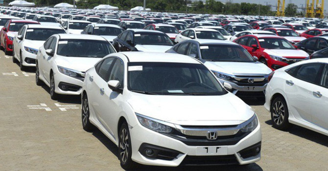 Tuần qua, lượng ô tô nhập khẩu từ Thái Lan vào Việt Nam nhiều nhất với 2.331 chiếc.