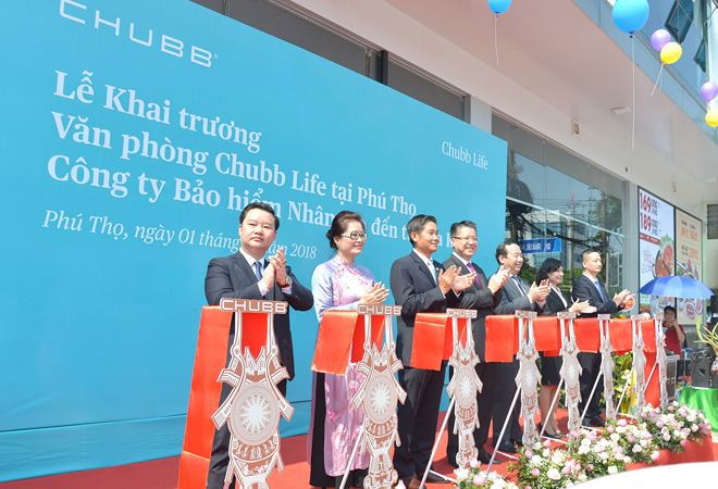 Chubb Life Việt Nam khai trương văn phòng kinh doanh mới tại Phú Thọ.
