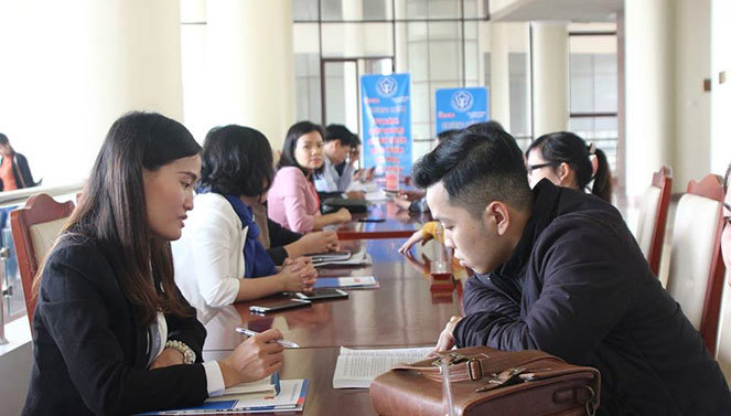 Đối thoại chính sách BHXH, BHYT cho người lao động tại tỉnh Bắc Ninh. Nguồn: Internet