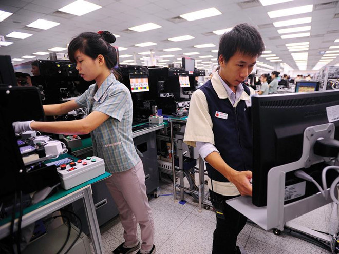 Nhà máy của Samsung tại Thái Nguyên đã trở thành một cứ điểm sản xuất lớn của hãng này trên toàn cầu. Nguồn: internet.