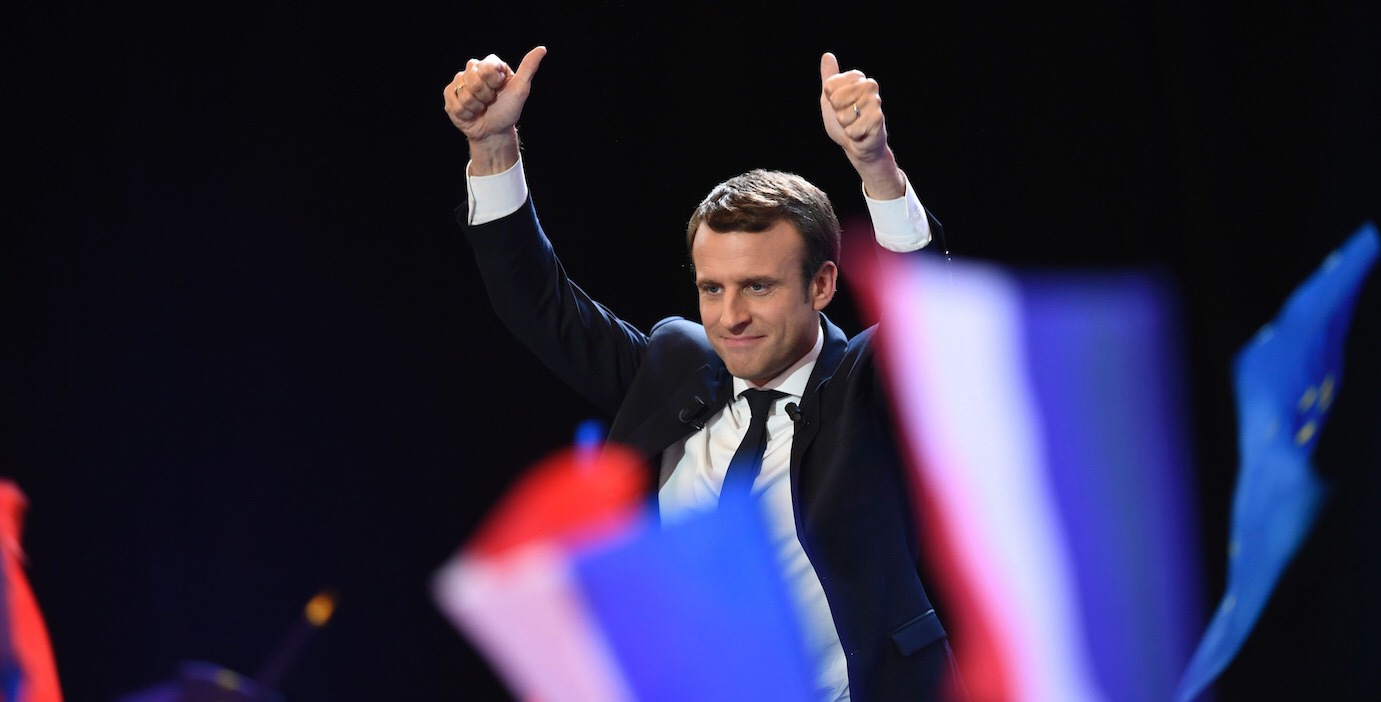Ứng cử viên Tổng thống Pháp E. Macron. Nguồn: internet.
