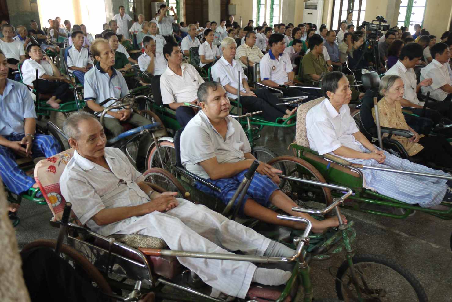 Thương bệnh binh tại Trung tâm điều dưỡng thương binh Thuận Thành, Bắc Ninh. Nguồn: Internet