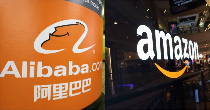 Alibaba đang trên đà vượt qua Amazon trở thành công ty thương mại điện tử lớn nhất thế giới theo mức vốn hóa thị trường.Nguồn: Internet