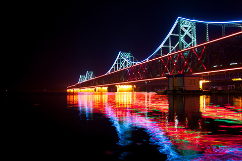 Cây cầu Hữu nghị nối giữa Trung Quốc và Triều Tiên. Nguồn: Internet