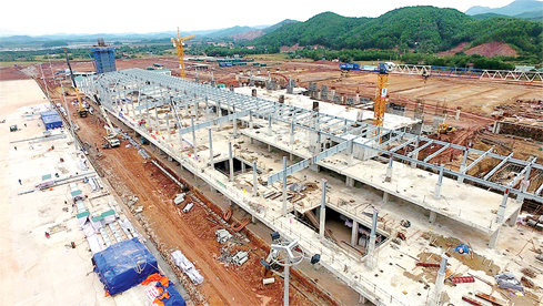 Xây dựng nhà ga hành khách sân bay Vân Đồn	. Nguồn: Internet