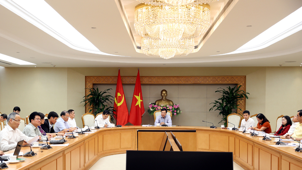 Phó Thủ tướng Phạm Bình Minh chủ trì cuộc họp. Ảnh chinhphu.vn