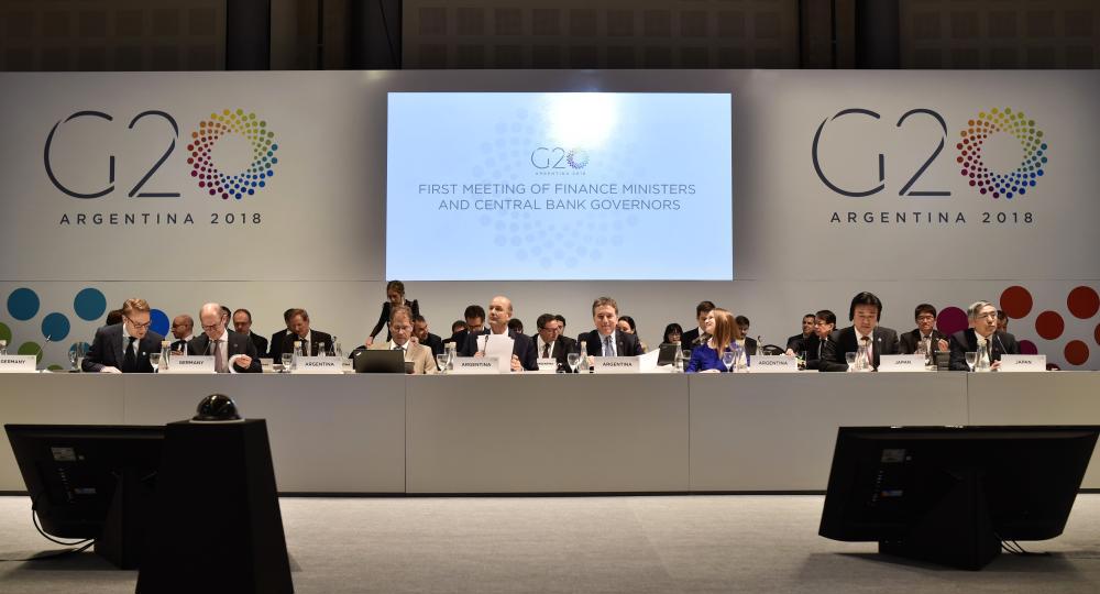 Hội nghị các Bộ trưởng Tài chính và Thống đốc Ngân hàng Trung ương G20 Nhóm các nền kinh tế phát triển và mới nổi (G20) ở thủ đô Buenos Aires của Argentina.  Nguồn: Internet