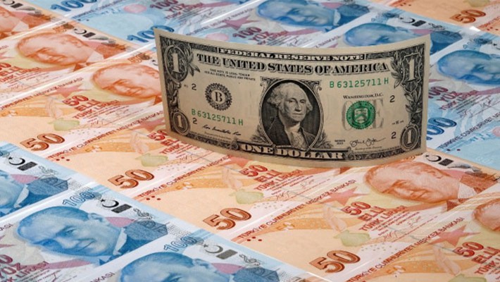 Kết thúc phiên giao dịch ngày thứ Tư, tỷ giá đồng Lira so với USD tăng khoảng 6%, đạt mức 6 Lira đổi 1 USD. Nguồn: Internet