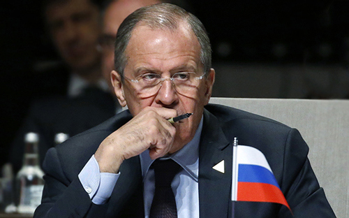 Ngoại trưởng Nga Sergei Lavrov tại phiên khai mạc của Hội nghị Thượng đỉnh An ninh Hạt nhân lần thứ ba tại The Hague, Hà Lan, hôm qua. Nguồn: internet