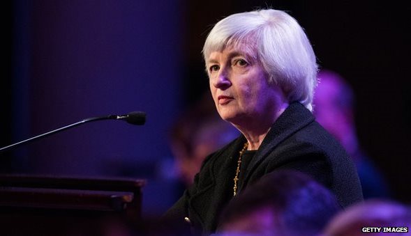 Chủ tịch Fed, Janet Yellen, cho biết NHTW tiếp tục cam kết hỗ trợ kinh tế Mỹ. Nguồn: internet