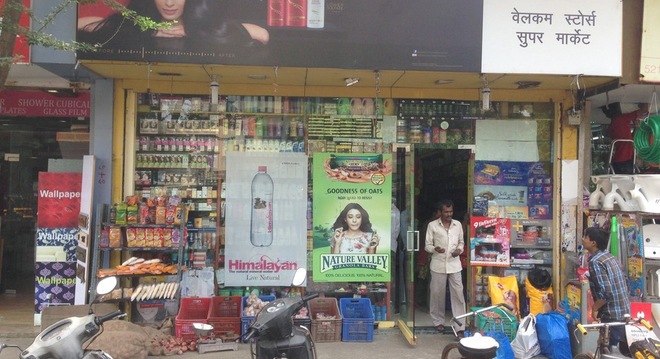 Một cửa hàng tạp hóa ở Ấn Độ. Nguồn: internet