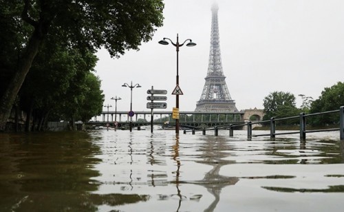 Lũ lụt ở Paris. Nguồn: internet
