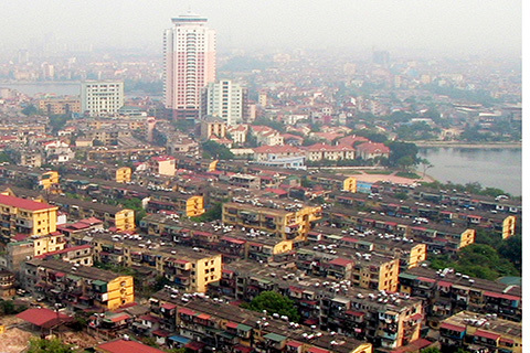 Nhiều chung cư ở Thành Công, Hà Nội cần phải cải tạo, nâng cấp. Ảnh: Khánh Huyền