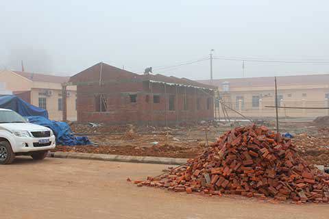 Trụ sở KBNN huyện Nậm Pổ, tỉnh Điện Biên được xây dựng và đưa vào sử dụng trong năm 2014.