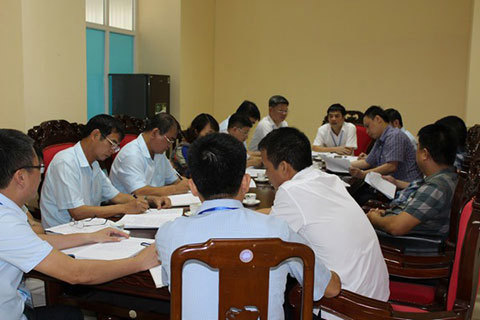 Hội nghị triển khai công tác chống thất thu đối với cơ sở kinh doanh của Cục Thuế Thái Nguyên. Ảnh: Thu Hằng