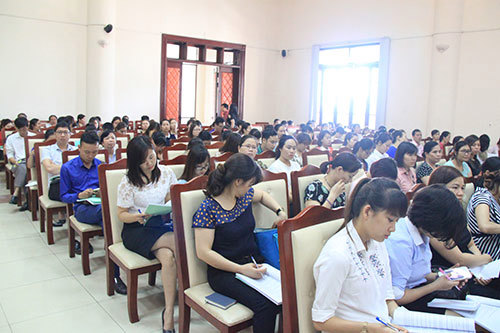 Các buổi hội nghị đối thoại do Cục Thuế Bắc Ninh tổ chức luôn thu hút đông đảo các DN tham gia. Ảnh: Nguyễn Tuấn