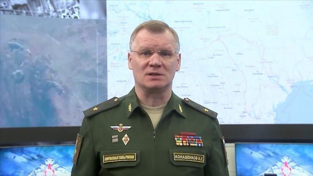 Thiếu tướng Igor Konashenkov, ph&aacute;t ng&ocirc;n vi&ecirc;n Bộ Quốc ph&ograve;ng Nga