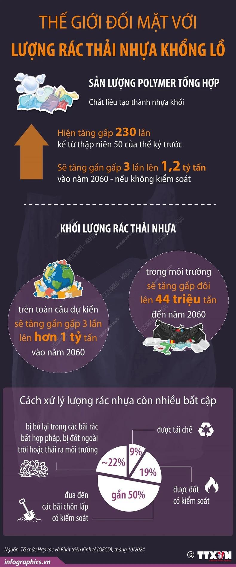 Thế giới đối mặt với lượng rác thải nhựa khổng lồ - Ảnh 1