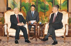 Việt Nam - Singapore sẽ ký kết Hiệp định về Đối tác chiến lược vào năm 2013