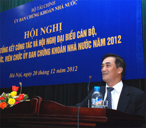  Ủy ban Chứng khoán Nhà nước tổ chức Hội nghị tổng kết công tác năm 2012 